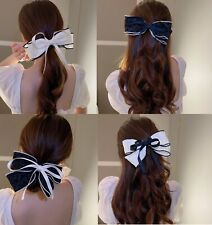 Fashion Bow Hairgrips Big Large Bow Hairpin For Women Girl Hair Clip