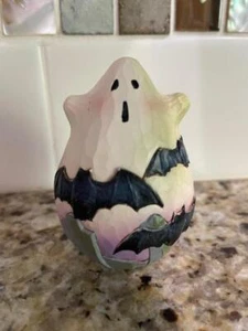 Jim Shore Halloween Egg Ghost Egg FREE SHIPPING - Picture 1 of 1