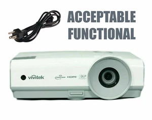 ViviTek D859 DLP Projector - Acceptable Functional 3600 Lumens w/Power Cable - Picture 1 of 4