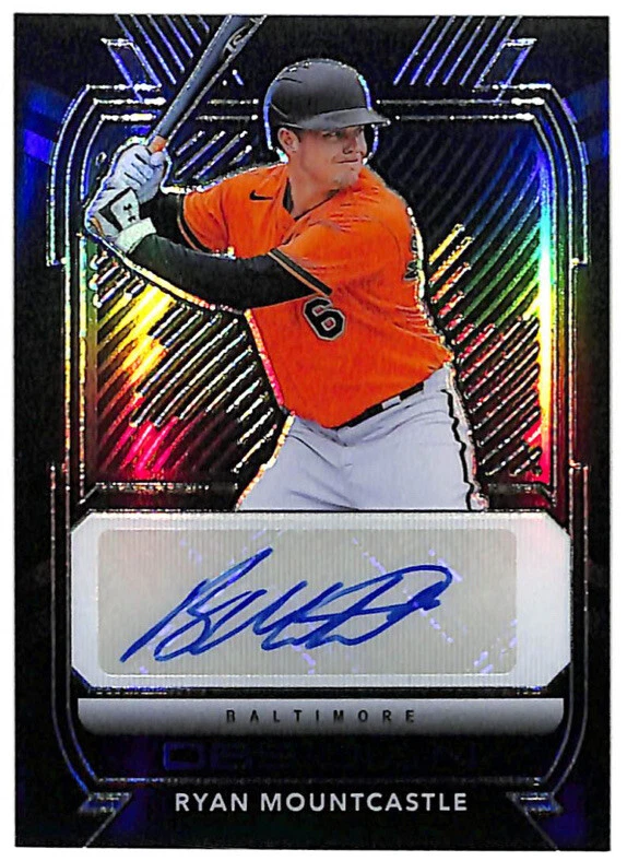 2021 Panini Chronicles Ryan Mountcastle Obsidian auto rookie card Orioles - Image 1 of 1