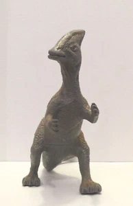 Vintage Dinosaur Hard Rubber Plastic Toy PARASAUROLOPHUS - Picture 1 of 8