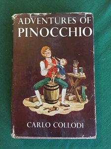 Adventures Of Pinocchio, Grosset and Dunlap, No Date, Vintage H/C D/J 236 Pg - Picture 1 of 11