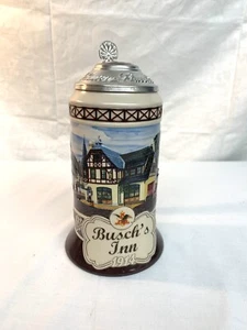 ANHEUSER-BUSCH COLLECTOR'S CLUB, 2002 MEMBERSHIP STEIN The Busch's Inn - Picture 1 of 8