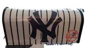 JUMBO NEW YORK YANKEES MAiLBOX~JERSEYS~HELMETS~HATS - Picture 1 of 3