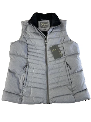 Natural Reflections Full-Zip Down Insulated Gray Vest for Ladies Size Medium - Image 1 of 4