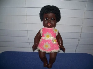 Vintage 1968 Baby Nancy Black African American Shindana Doll 13" - Picture 1 of 4