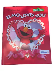 Elmo Loves You Hardcover Big Golden Book Sesame Street Brand New Great Gift - Picture 1 of 2