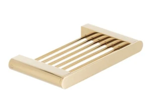 VADO PHOTON SOAP HOLDER SHELF BRIGHT GOLD IND-PHO182A-BG £125rrp - Picture 1 of 2