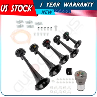 Kit de bocina de aire para coche musical Ultra Dixie Dukes of Hazzard General Lee negro fuerte Foto 1 de 4