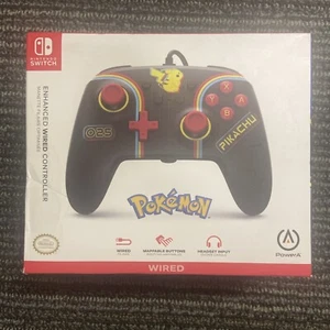PowerA - Enhanced Wired Controller Nintendo Switch - Pokemon: Pikachu Arcade - Picture 1 of 2