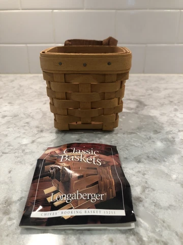 Longaberger Chives Hanging Booking 15211 Basket Cover