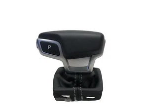 2018-2020 Audi S4 S5 Automatic Shifter Knob w/ Boot Black Leather *****torn boot - Imagen 1 de 8