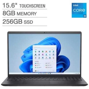 Brandneu Dell Inspiron 15,6 Zoll FHD Touchscreen Intel i5-1135G7/8GB/256 GB/Win 11 - Bild 1 von 2