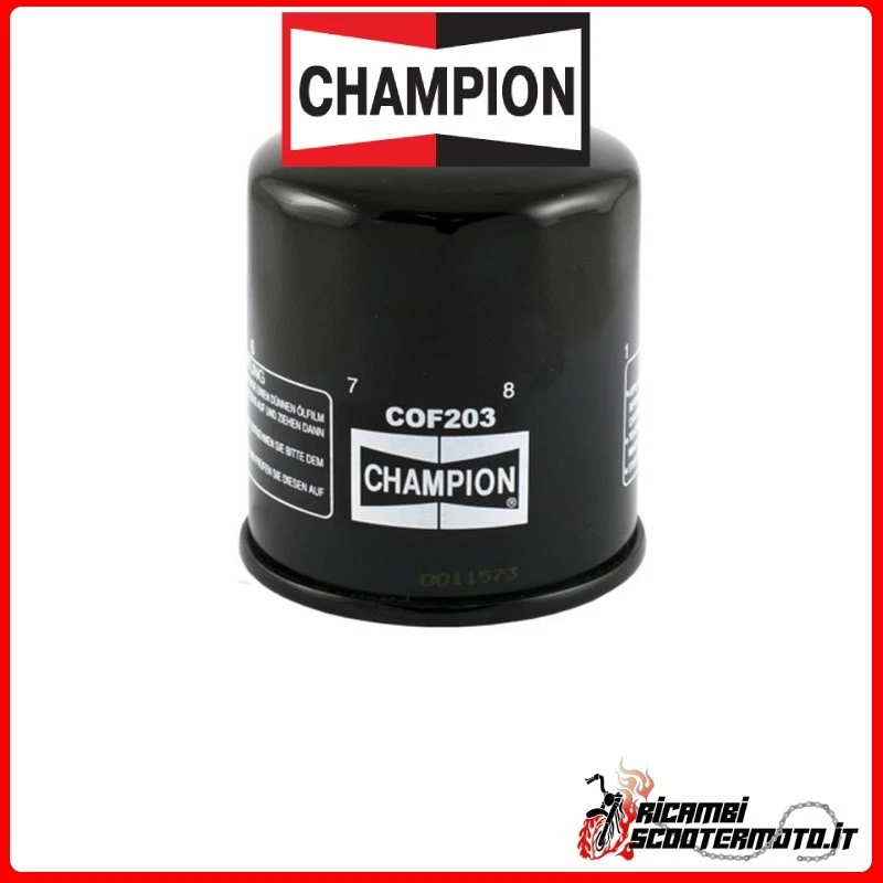 Filtro de aceite Champion COF203 KAWASAKI KLZ 1000 B VERSYS ABS 2015-2018 100609505#222 Foto 1 de 1