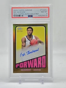 GG Jackson 2023 Topps Chrome 1972 Gold Refractor Rookie Autograph PSA 8 RC  - Bild 1 von 2