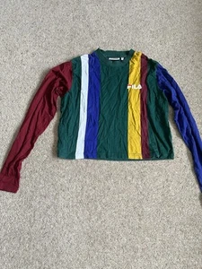 Fila Cropped Multi Coloured T Shirt XS - Picture 1 of 3