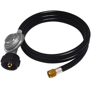 Universal Propane Regulator and Hose for Most LP Gas Grill, 6 FT QCC1/Type1 P... - Picture 1 of 7