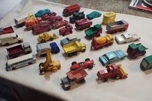 Lote de 32 coches diecast Lesney vintage coches de juguete hechos en Inglaterra - Imagen 1 de 20