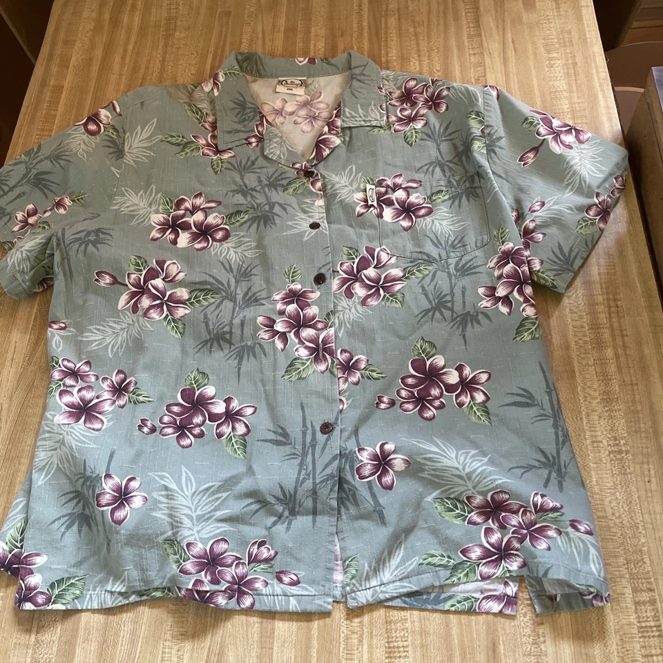 Go Barefoot Hawaiian Shirt 2XL - Image 1 of 4