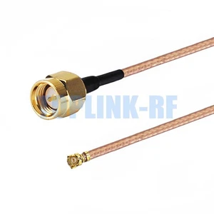 2-10x IPX U.FL to SMA Male Connector RF Pigtail Coax Cable RG178 Mini PCI UFL - Picture 1 of 4