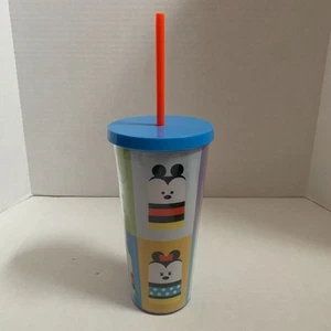 Disney Mickey and Minnie Mouse Unified Characters 20oz Tumbler With Straw New - Picture 1 of 9