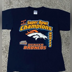 Denver Broncos Shirt Mens Size Large Super Bowl Champions Football Sports - Picture 1 of 3