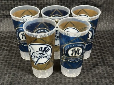 Set of 5 MLB New York Yankees Souvenir Plastic Cups Spring Training in Tampa - Image 1 of 4