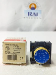 ABB TP40D 0.1-40S TIMER BLOCK FOR B9…B75 FPTN477016R0007 | FREE SHIPPING - Picture 1 of 9
