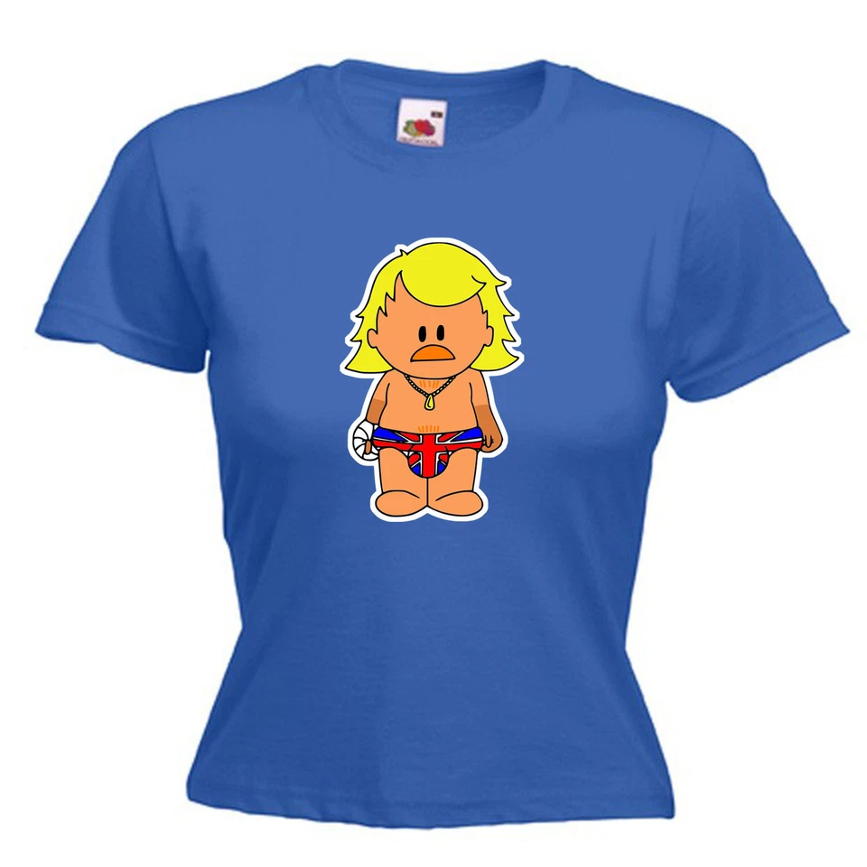 Keith Lemon Inspired Cartoon Ladies Womens Lady Fit T Shirt - Image 1 of 4