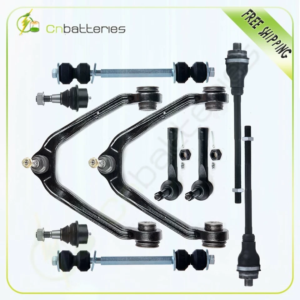 10pcs Ball Joints Front Suspension Kit for 2002-2005 06 Chevrolet Avalanche 1500 - Image 1 of 4