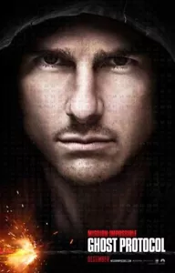 MISIÓN IMPOSIBLE: PROTOCOLO FANTASMA original 27x40 D/S póster de película ÚLTIMO (th53) - Imagen 1 de 1