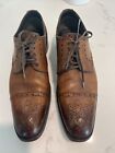 TOM FORD Dress shoes Lace Brown Leather Oxford Mens US 9  $1690 Ret