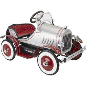 Blue Diamond Classics Model A Roadster Pedal Car, Silver/Red - Picture 1 of 7
