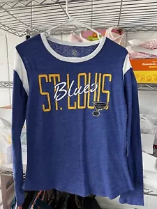 Camiseta de manga larga para mujer NHL St. Louis Blues - pequeña - Imagen 1 de 6