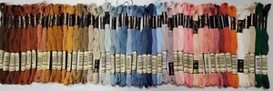 50 Anchor Embroidery Floss Lot of 50 Different Colors Full Skeins A - Picture 1 of 5