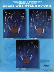 Pearl Drum Hardware 900 800 700 Series 1982 anuncio impreso idea de regalo de Navidad (2064) - Imagen 1 de 1