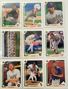Mezcla 9 cartas coleccionables de BÉISBOL (Ref.M004) 1991 cubierta superior Jim Gantner - Imagen 1 de 8