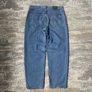 Vintage Levis Silvertab Baggy Stone Wash Blue Relaxed Loose Denim Jeans W38 L34 - Picture 1 of 12