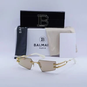 New Balmain FIXE BPS-123D Brown Rose Gold Mirror AR/Brown Rose Gold Mirror AR... - Picture 1 of 7