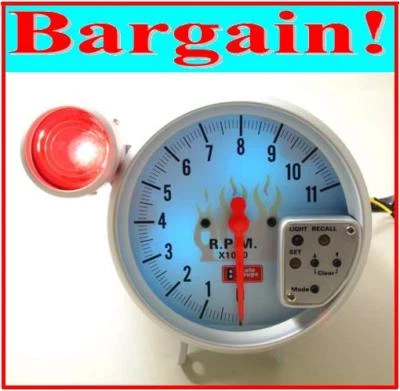 TACÓMETRO DE 5 PULGADAS RPM MEDIDOR DE REVOLUCIONES para SUZUKI MITSUBISHI BMW VOLKSWAGEN VW MERCEDES Foto 1 de 2