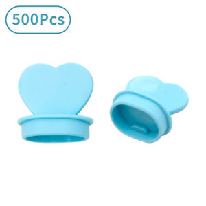 500Pc Heart-Shaped Circle Plug Standard Size for Disposable Lid Sipping Hole Cap
