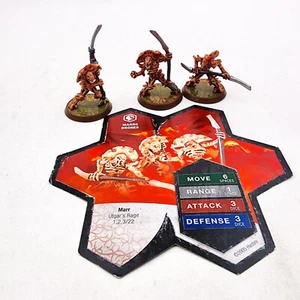 Heroscape Game Marro Drones Marr Utgars Rage 3 Figures With Card Hasbro 2005 - Picture 1 of 10