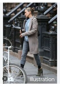SJP Suede Ankle Boots in Gray Serge by Sarah Jessica Parker Size 37.5 /US 7.5