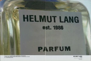 Botella de perfume Helmut Lang Magazine Publicidad Publicidad Años 2000 De Colección 2001 - Imagen 1 de 14