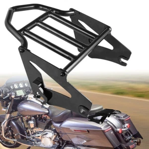 Detachable Rear Luggage Rack For Harley-Davidson Road King Electra Glide 2009-UP - Picture 1 of 8