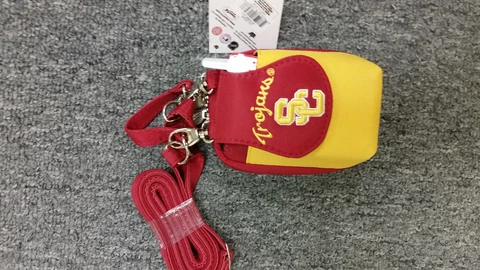 USC Trojans Southern California Purse Plus Phone ID Case Wallet Charm 14 gift Cover