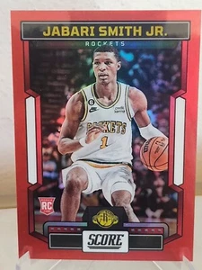 2022-23 Panini Chronicles Jabari Smith Jr Rookie Score Premium Red 80/149 - Imagen 1 de 2