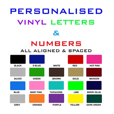 RITRAMA AVERY POLICUT Vinyl Lettering Shops Signs Lettering Cars Vans Letters Pre Spaced Self Adhesive