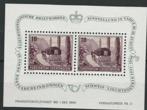 FRANCOBOLLI - 1946 LIECHENSTEIN 4ª ESPOSIZIONE VADUZ MNH E/3449 - Foto 1 di 1