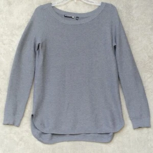 Womens Size M Gray Long Sleeve Sweater Top Sweaterworks - Picture 1 of 12